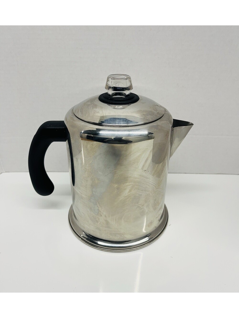Farberware Stove Top Percolator Coffee Pot Stainless Steel 8 Cup  Camping